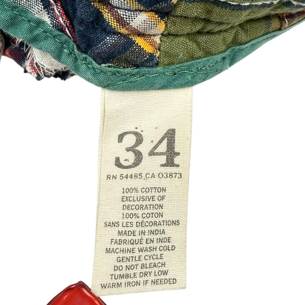 American Eagle Madras Patchwork Cotton Shorts Siz… - image 8